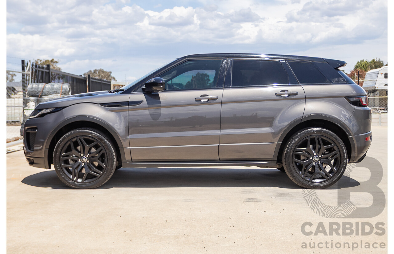 08/2016 Range Rover Evoque Td4 180 HSE Dynamic (AWD) LV MY17 5D Wagon Waitomo Grey Turbo Diesel 2.0L