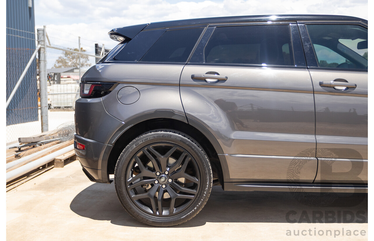 08/2016 Range Rover Evoque Td4 180 HSE Dynamic (AWD) LV MY17 5D Wagon Waitomo Grey Turbo Diesel 2.0L