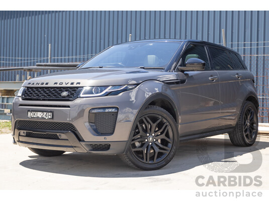 08/2016 Range Rover Evoque Td4 180 HSE Dynamic (AWD) LV MY17 5D Wagon Waitomo Grey Turbo Diesel 2.0L