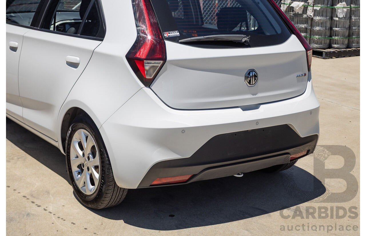 3/2024 MG MG3 Auto Core SZP1 MY24 5D Hatchback Dover White 1.5L