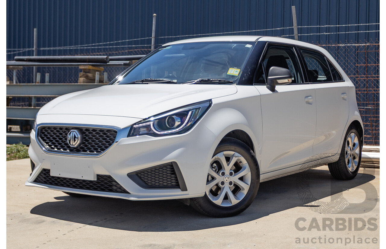 3/2024 MG MG3 Auto Core SZP1 MY24 5D Hatchback Dover White 1.5L