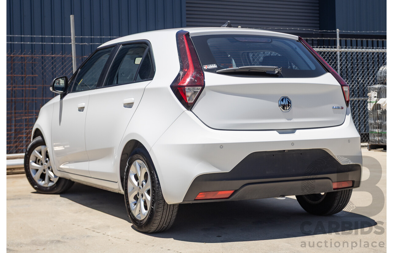 3/2024 MG MG3 Auto Core SZP1 MY24 5D Hatchback Dover White 1.5L