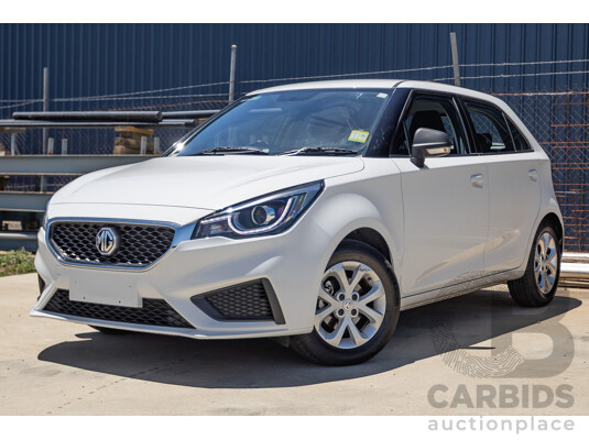 3/2024 MG MG3 Auto Core SZP1 MY24 5D Hatchback Dover White 1.5L
