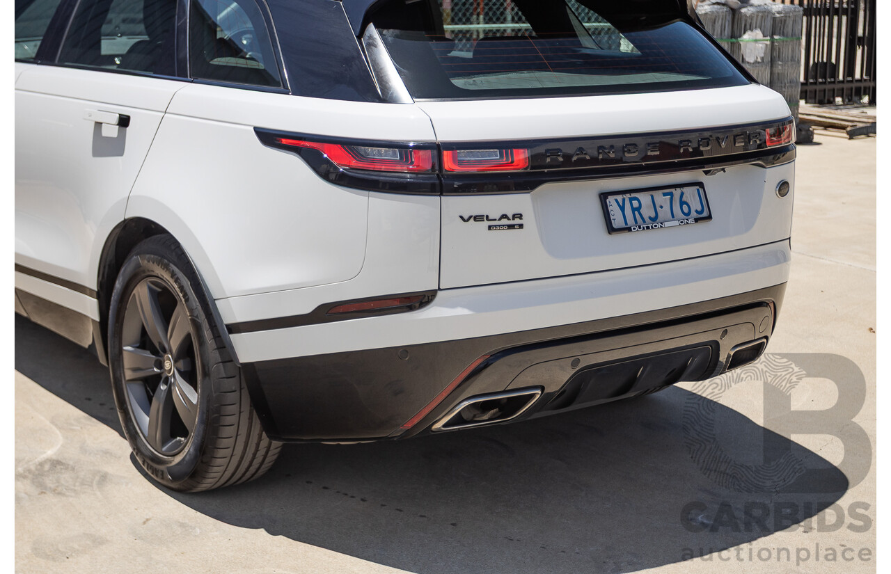 12/2018 Range Rover Velar D300 R-Dynamic S (AWD)  MY18 4D Wagon White 3.0L