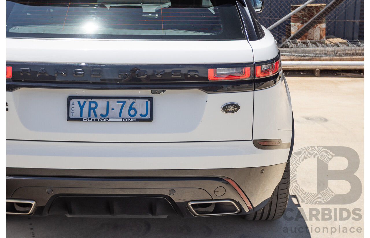 12/2018 Range Rover Velar D300 R-Dynamic S (AWD)  MY18 4D Wagon White 3.0L