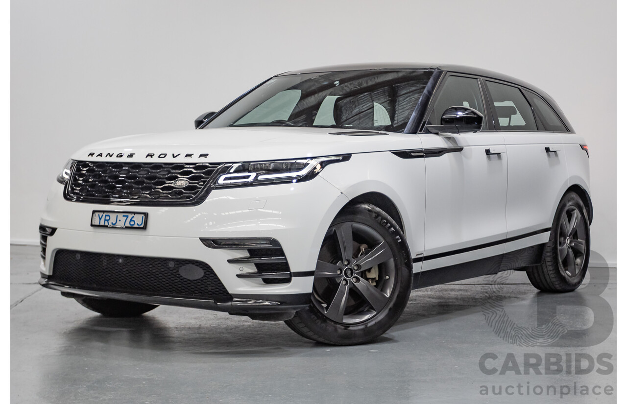 12/2018 Range Rover Velar D300 R-Dynamic S (AWD) MY18 4D Wagon Fuji White Turbo Diesel 3.0L
