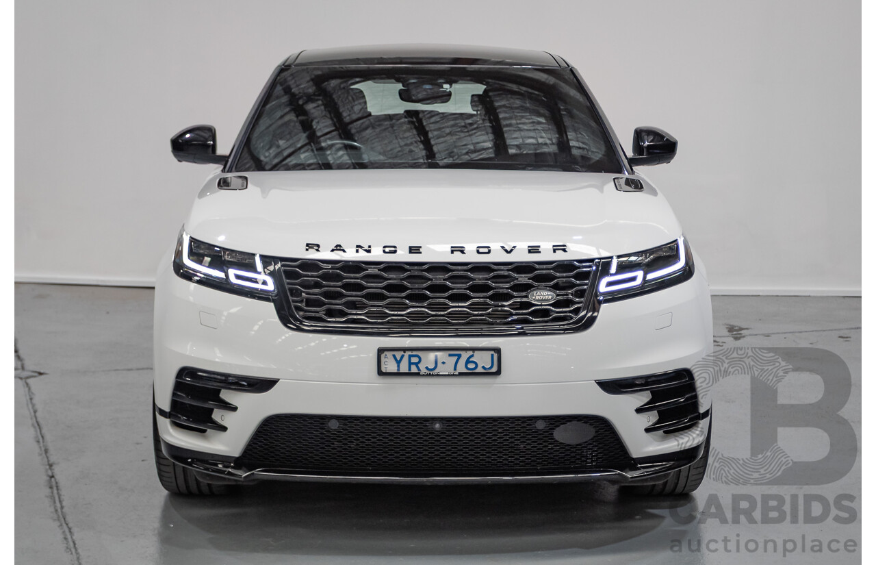 12/2018 Range Rover Velar D300 R-Dynamic S (AWD) MY18 4D Wagon Fuji White Turbo Diesel 3.0L
