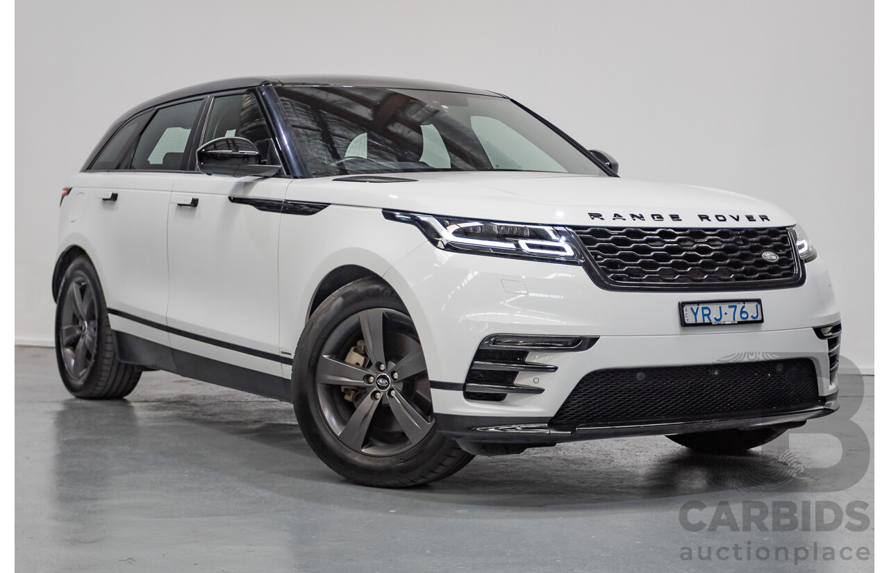 12/2018 Range Rover Velar D300 R-Dynamic S (AWD) MY18 4D Wagon Fuji White Turbo Diesel 3.0L