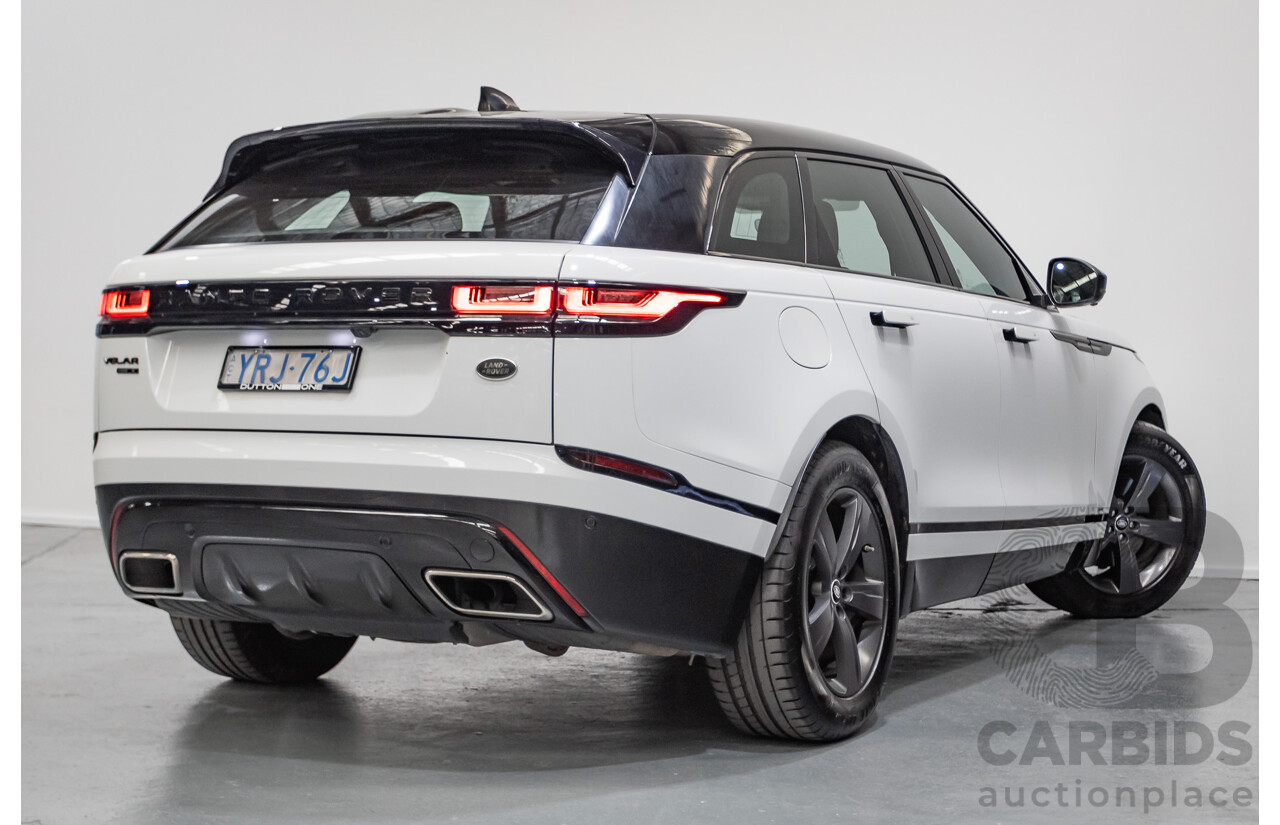 12/2018 Range Rover Velar D300 R-Dynamic S (AWD) MY18 4D Wagon Fuji White Turbo Diesel 3.0L