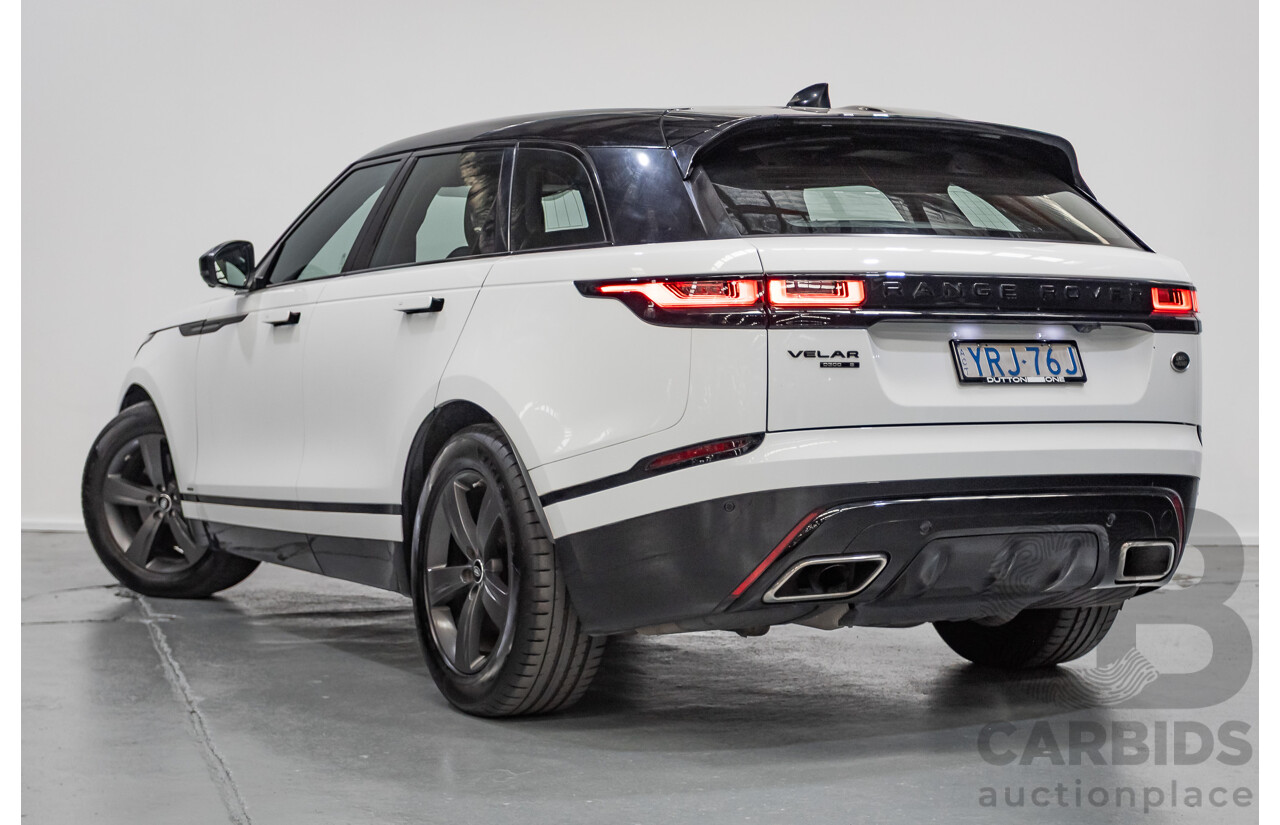 12/2018 Range Rover Velar D300 R-Dynamic S (AWD) MY18 4D Wagon Fuji White Turbo Diesel 3.0L