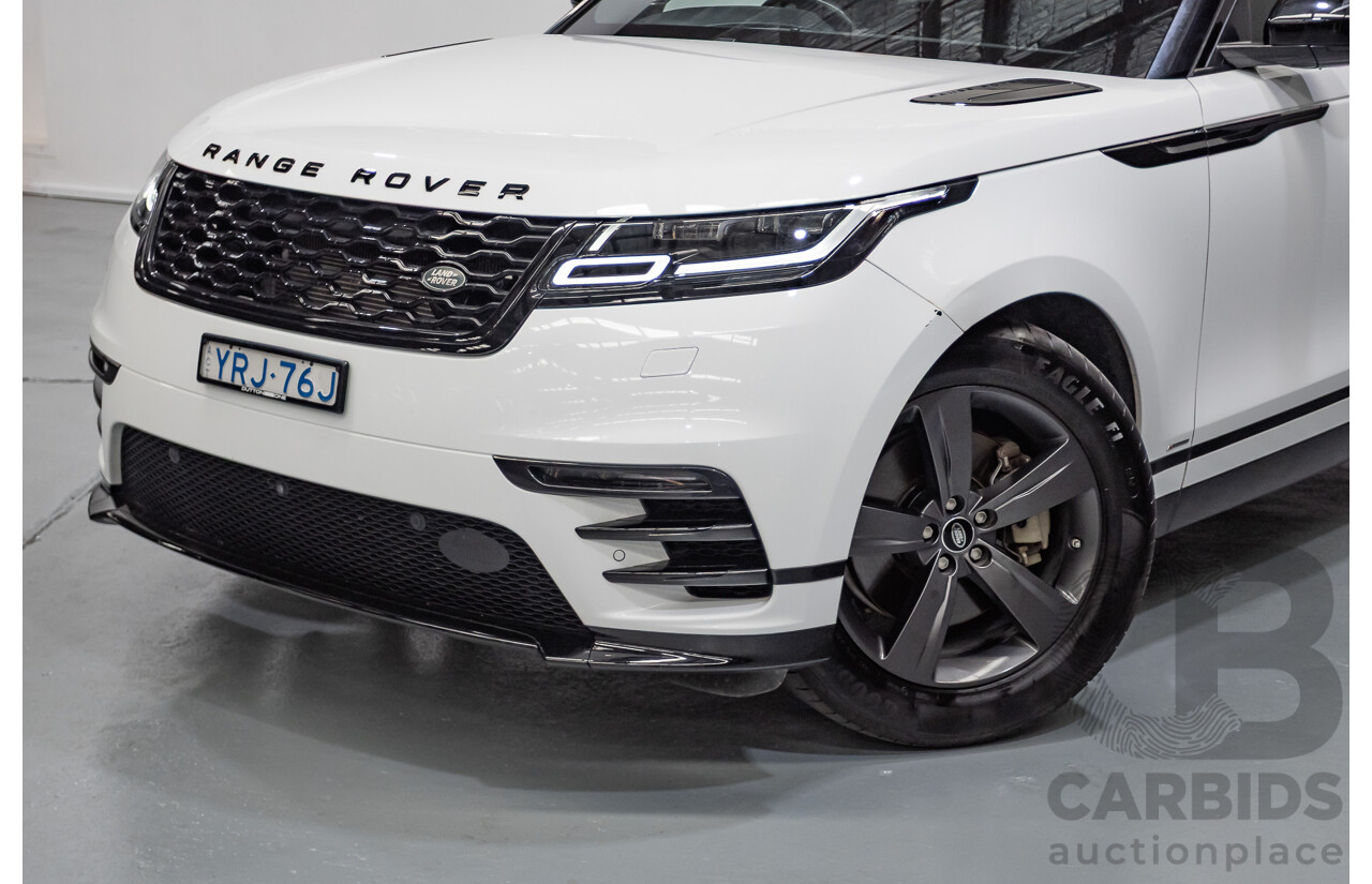 12/2018 Range Rover Velar D300 R-Dynamic S (AWD)  MY18 4D Wagon Fuji White Turbo Diesel 3.0L