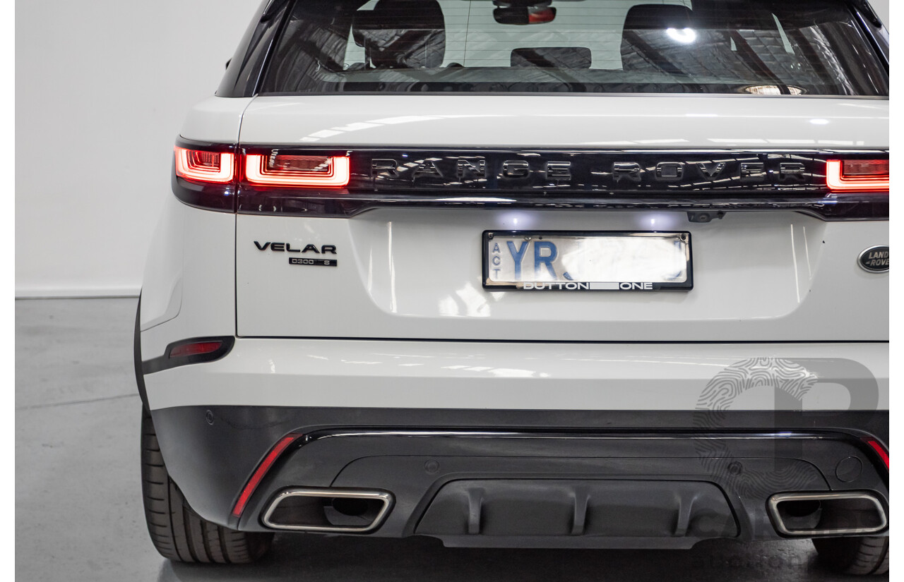 12/2018 Range Rover Velar D300 R-Dynamic S (AWD)  MY18 4D Wagon Fuji White Turbo Diesel 3.0L