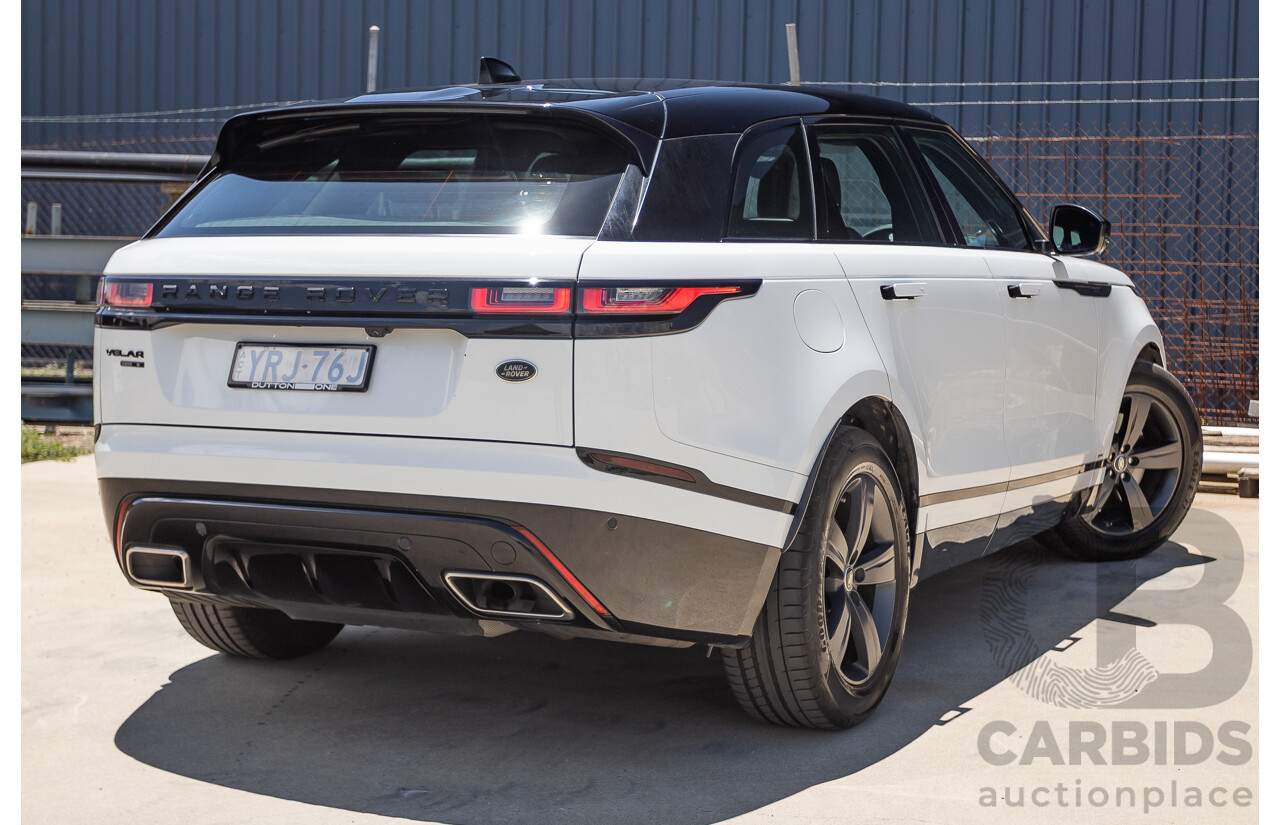 12/2018 Range Rover Velar D300 R-Dynamic S (AWD)  MY18 4D Wagon White 3.0L