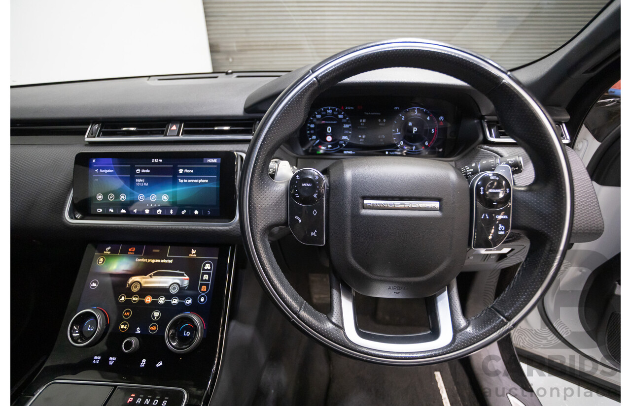 12/2018 Range Rover Velar D300 R-Dynamic S (AWD)  MY18 4D Wagon Fuji White Turbo Diesel 3.0L