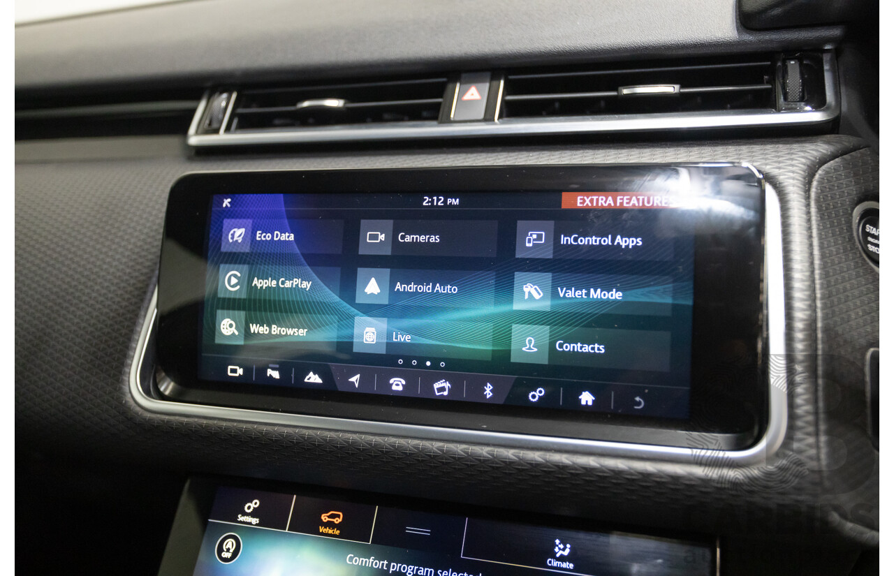 12/2018 Range Rover Velar D300 R-Dynamic S (AWD)  MY18 4D Wagon Fuji White Turbo Diesel 3.0L