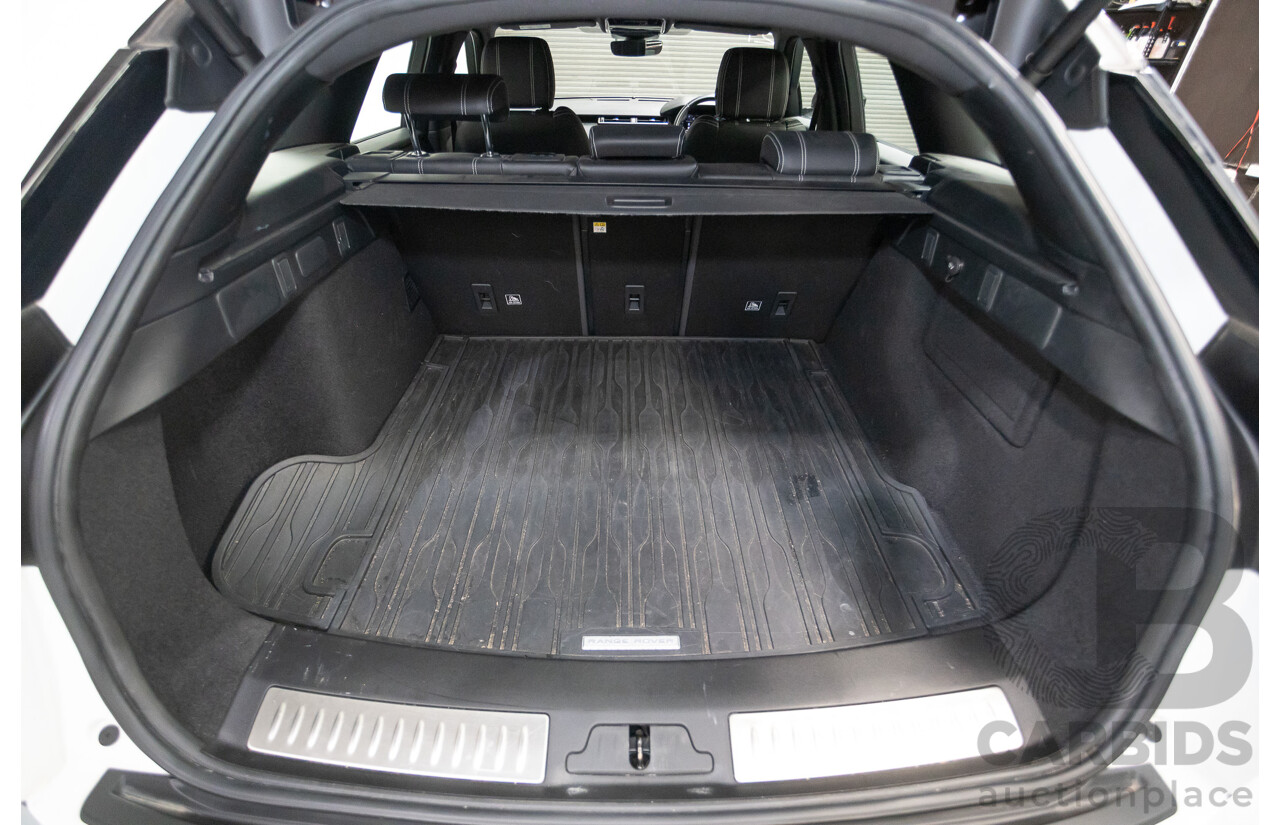 12/2018 Range Rover Velar D300 R-Dynamic S (AWD)  MY18 4D Wagon Fuji White Turbo Diesel 3.0L