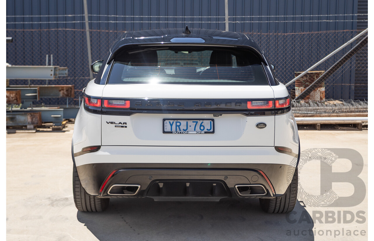 12/2018 Range Rover Velar D300 R-Dynamic S (AWD)  MY18 4D Wagon White 3.0L