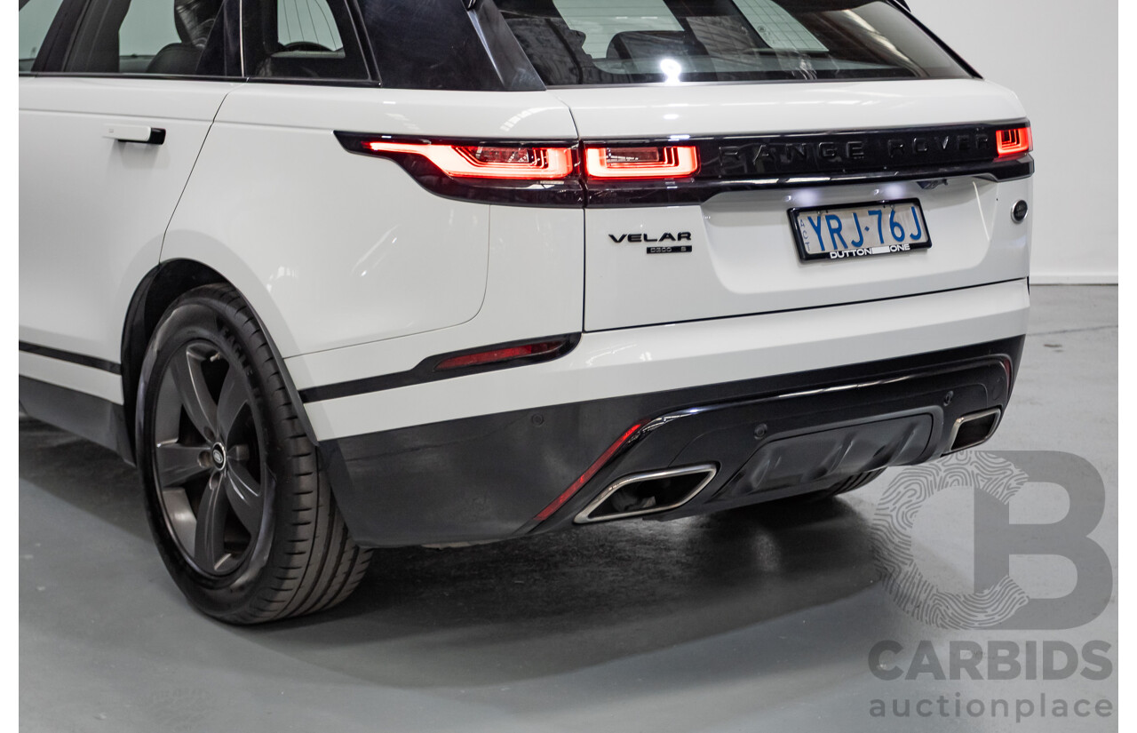 12/2018 Range Rover Velar D300 R-Dynamic S (AWD)  MY18 4D Wagon Fuji White Turbo Diesel 3.0L