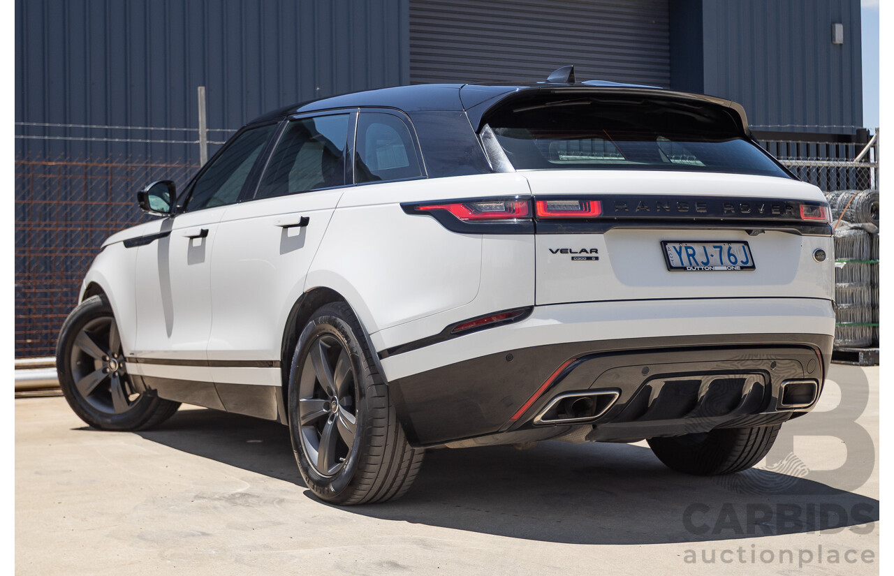 12/2018 Range Rover Velar D300 R-Dynamic S (AWD)  MY18 4D Wagon White 3.0L