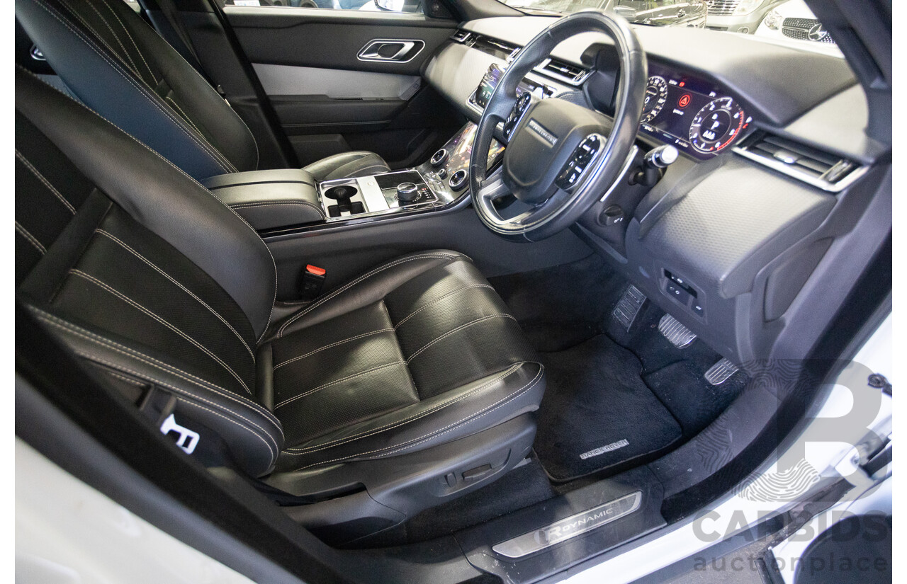 12/2018 Range Rover Velar D300 R-Dynamic S (AWD)  MY18 4D Wagon Fuji White Turbo Diesel 3.0L