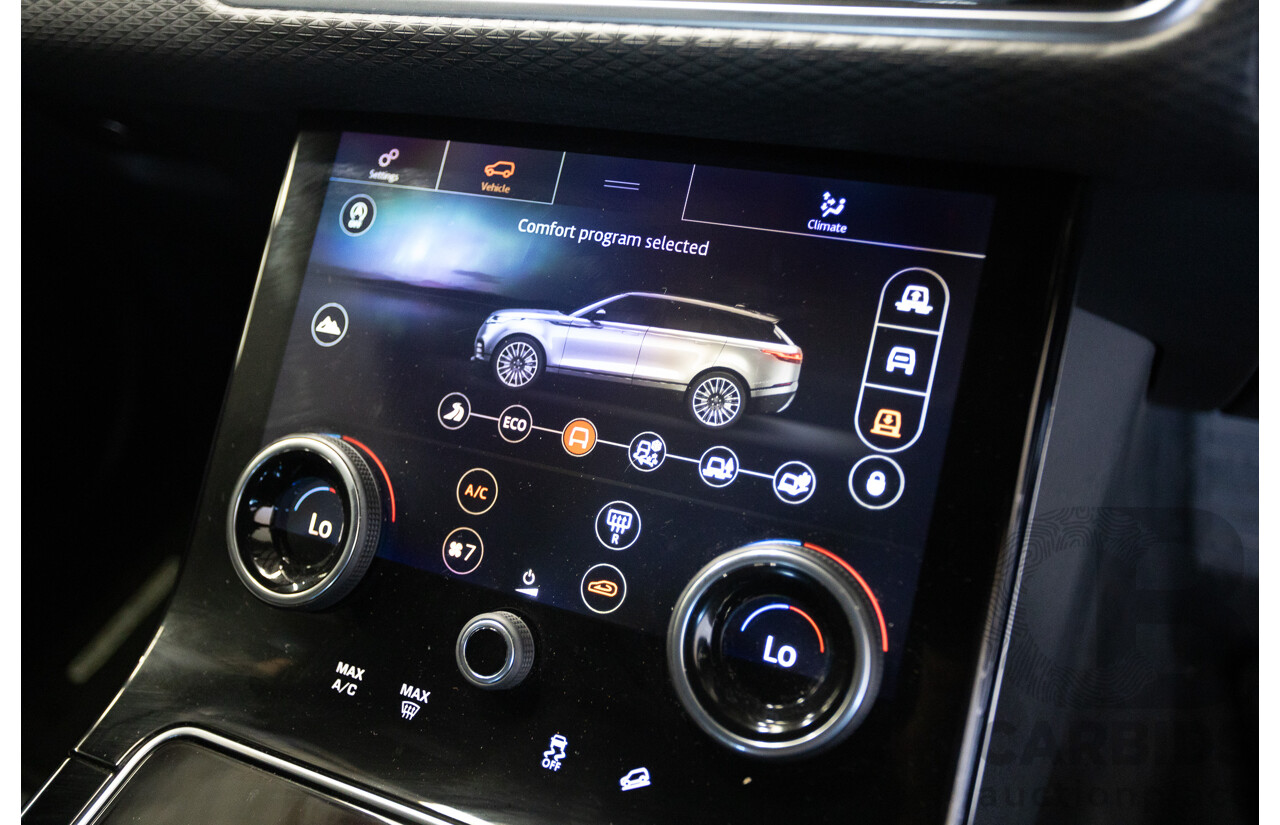 12/2018 Range Rover Velar D300 R-Dynamic S (AWD)  MY18 4D Wagon Fuji White Turbo Diesel 3.0L