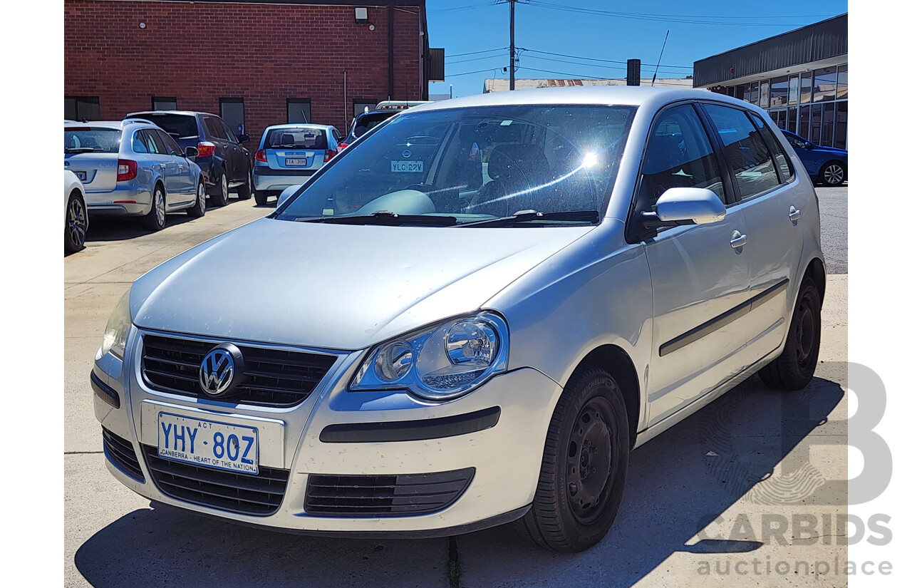 1/2007 Volkswagen Polo Match 9N MY07 UPGRADE 5d Hatchback Silver 1.6L