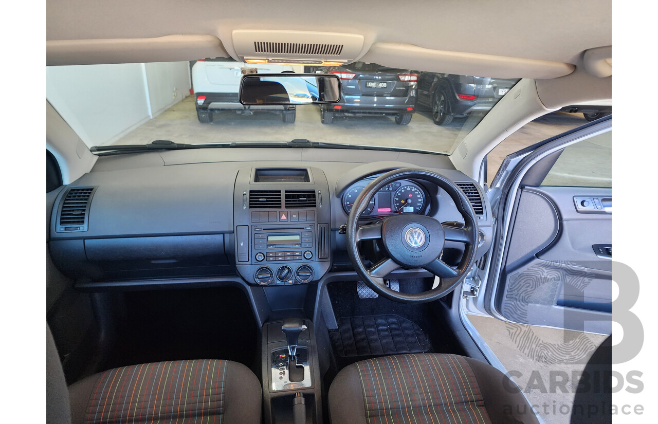 1/2007 Volkswagen Polo Match 9N MY07 UPGRADE 5d Hatchback Silver 1.6L