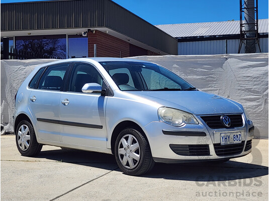1/2007 Volkswagen Polo Match 9N MY07 UPGRADE 5d Hatchback Silver 1.6L
