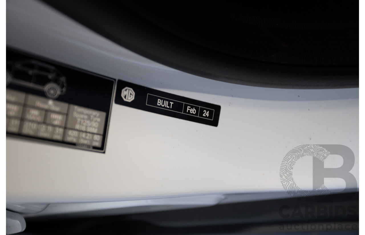 3/2024 MG ZS Excite AZS1 MY24 4D Wagon Dover White 1.5L