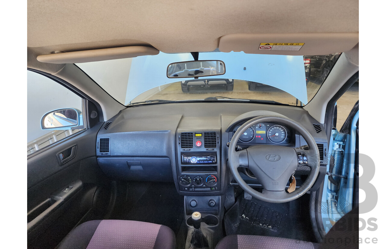 8/2009 Hyundai Getz S TB MY09 3d Hatchback Blue 1.4L