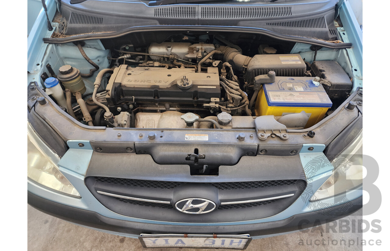 8/2009 Hyundai Getz S TB MY09 3d Hatchback Blue 1.4L