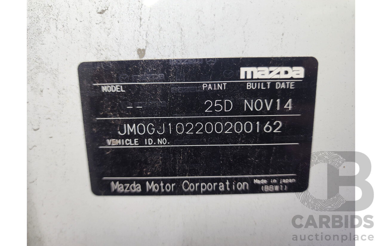 12/2014 Mazda Mazda6 Atenza 6C 4d Sedan White 2.2L