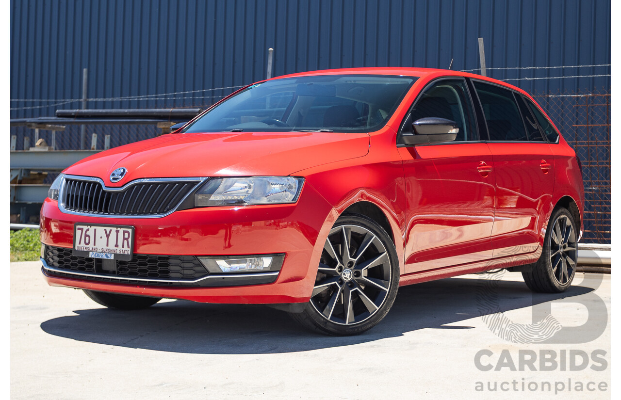 03/2018 Skoda Rapid 92 TSI NH MY18 4D Wagon Corrida Red Turbo 1.4L