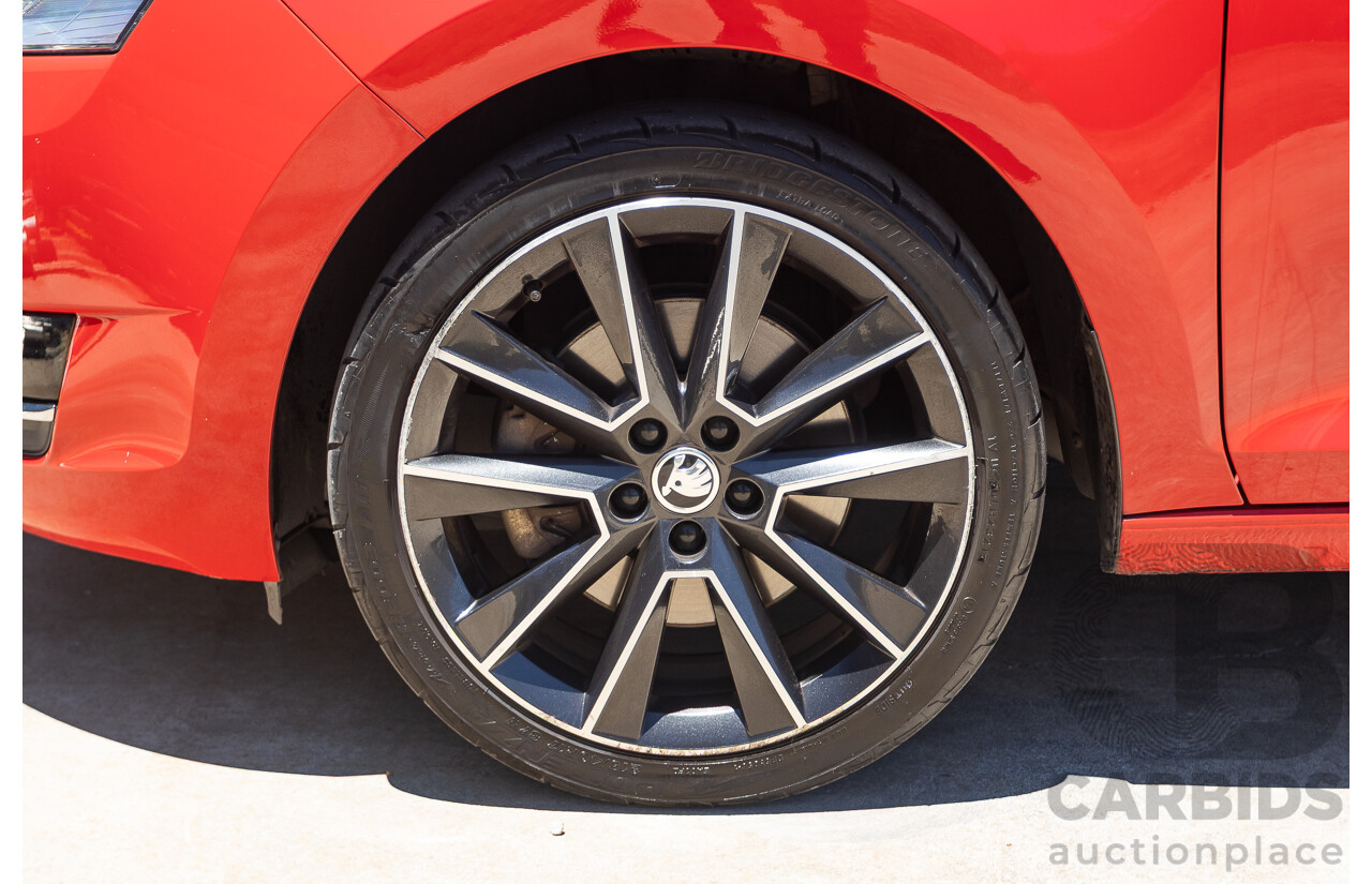 03/2018 Skoda Rapid  92 TSI NH MY18 4D Wagon Corrida Red Turbo 1.4L