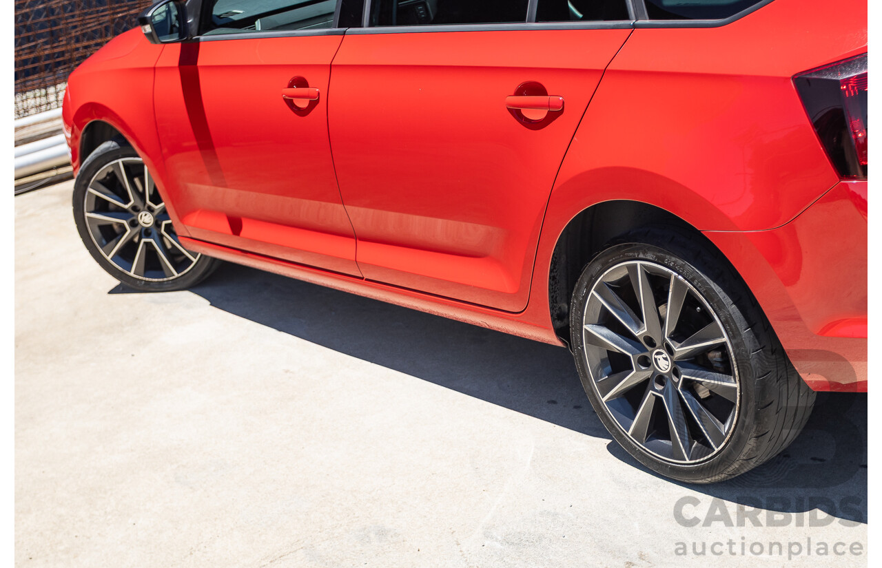 03/2018 Skoda Rapid  92 TSI NH MY18 4D Wagon Corrida Red Turbo 1.4L