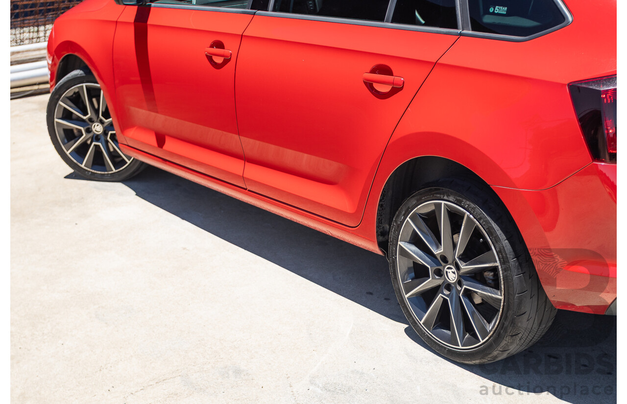 03/2018 Skoda Rapid  92 TSI NH MY18 4D Wagon Corrida Red Turbo 1.4L