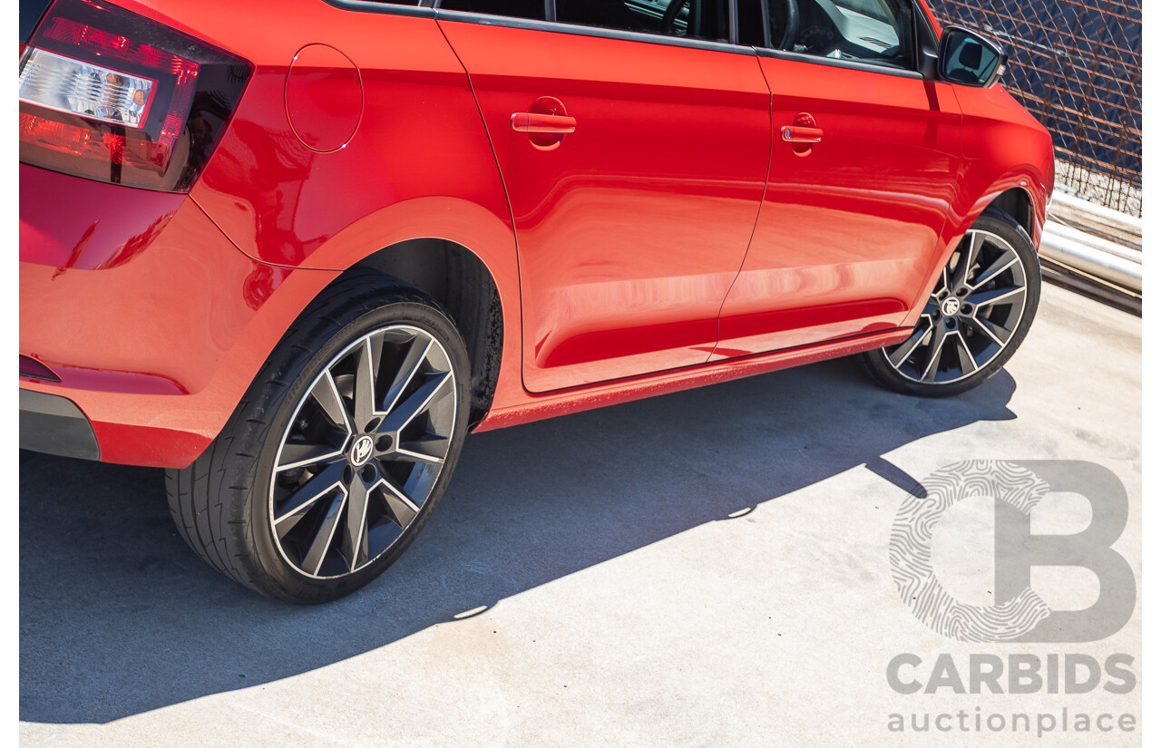 03/2018 Skoda Rapid  92 TSI NH MY18 4D Wagon Corrida Red Turbo 1.4L