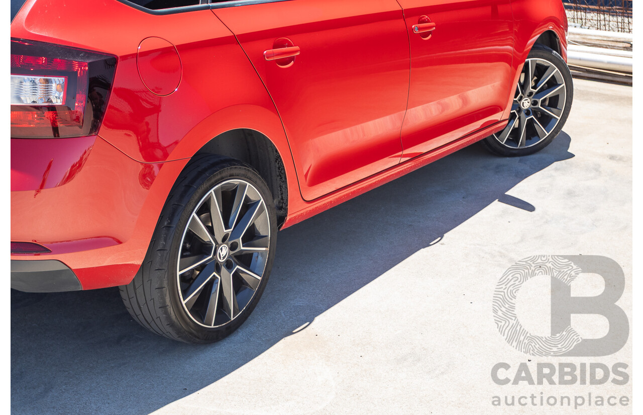 03/2018 Skoda Rapid  92 TSI NH MY18 4D Wagon Corrida Red Turbo 1.4L