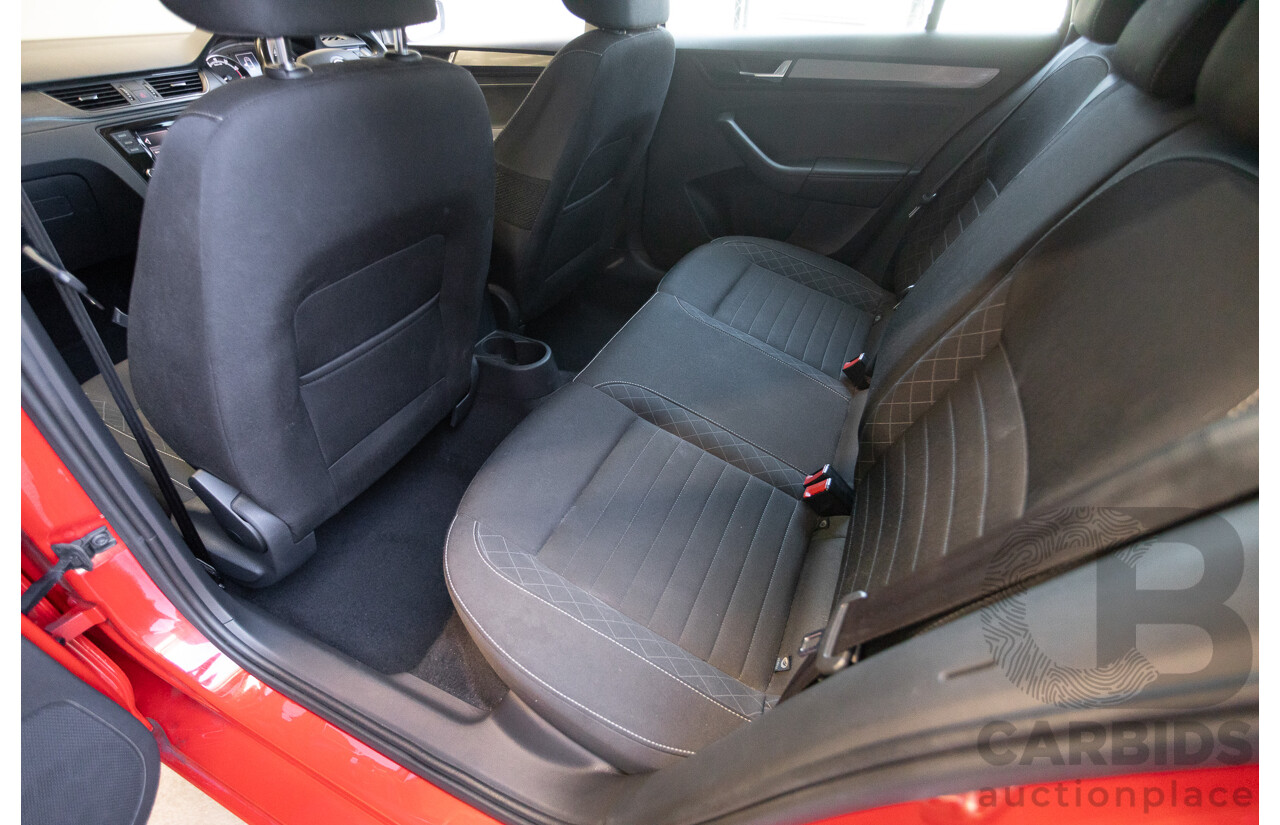 03/2018 Skoda Rapid  92 TSI NH MY18 4D Wagon Corrida Red Turbo 1.4L