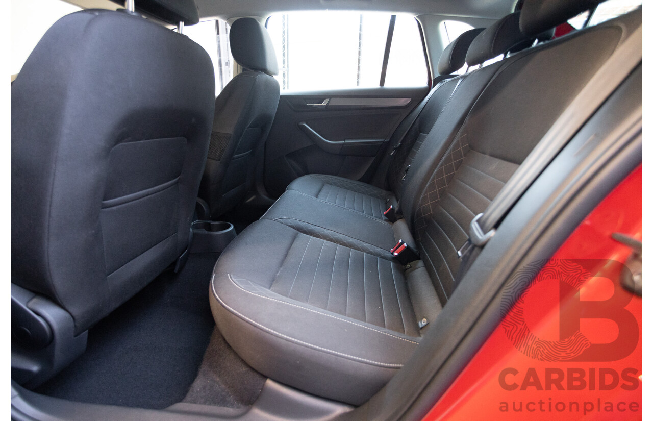 03/2018 Skoda Rapid  92 TSI NH MY18 4D Wagon Corrida Red Turbo 1.4L