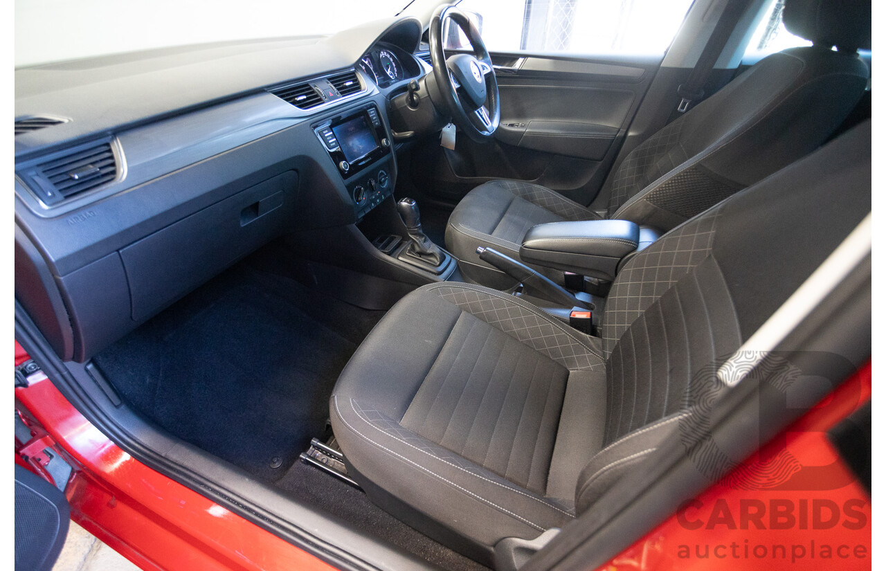 03/2018 Skoda Rapid  92 TSI NH MY18 4D Wagon Corrida Red Turbo 1.4L