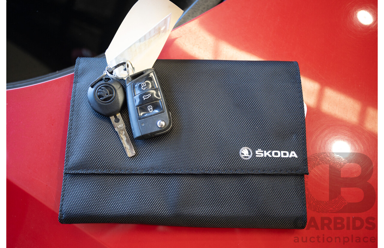 03/2018 Skoda Rapid  92 TSI NH MY18 4D Wagon Corrida Red Turbo 1.4L