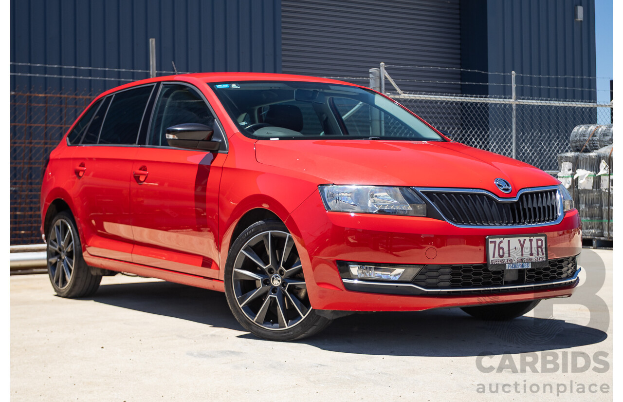 03/2018 Skoda Rapid 92 TSI NH MY18 4D Wagon Corrida Red Turbo 1.4L