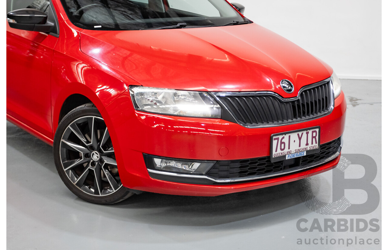 03/2018 Skoda Rapid  92 TSI NH MY18 4D Wagon Corrida Red Turbo 1.4L