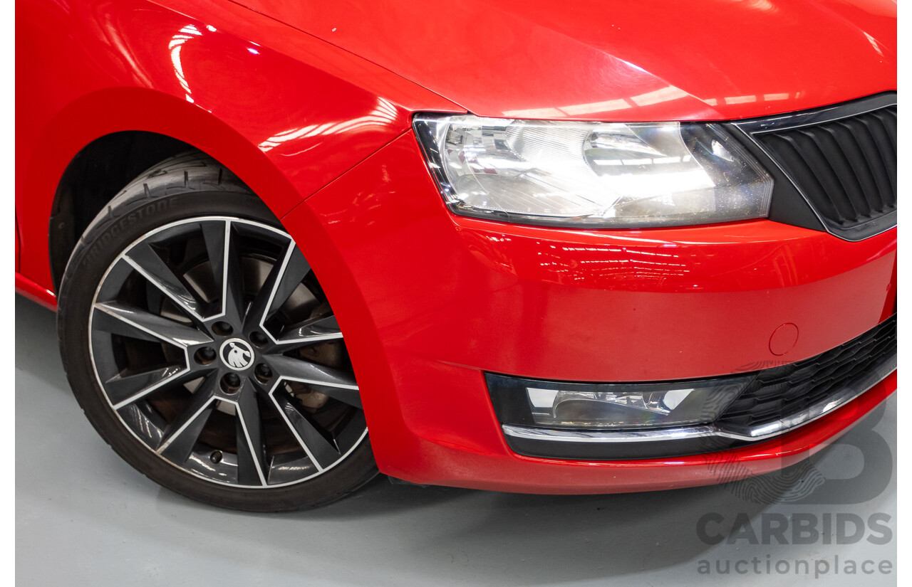 03/2018 Skoda Rapid  92 TSI NH MY18 4D Wagon Corrida Red Turbo 1.4L
