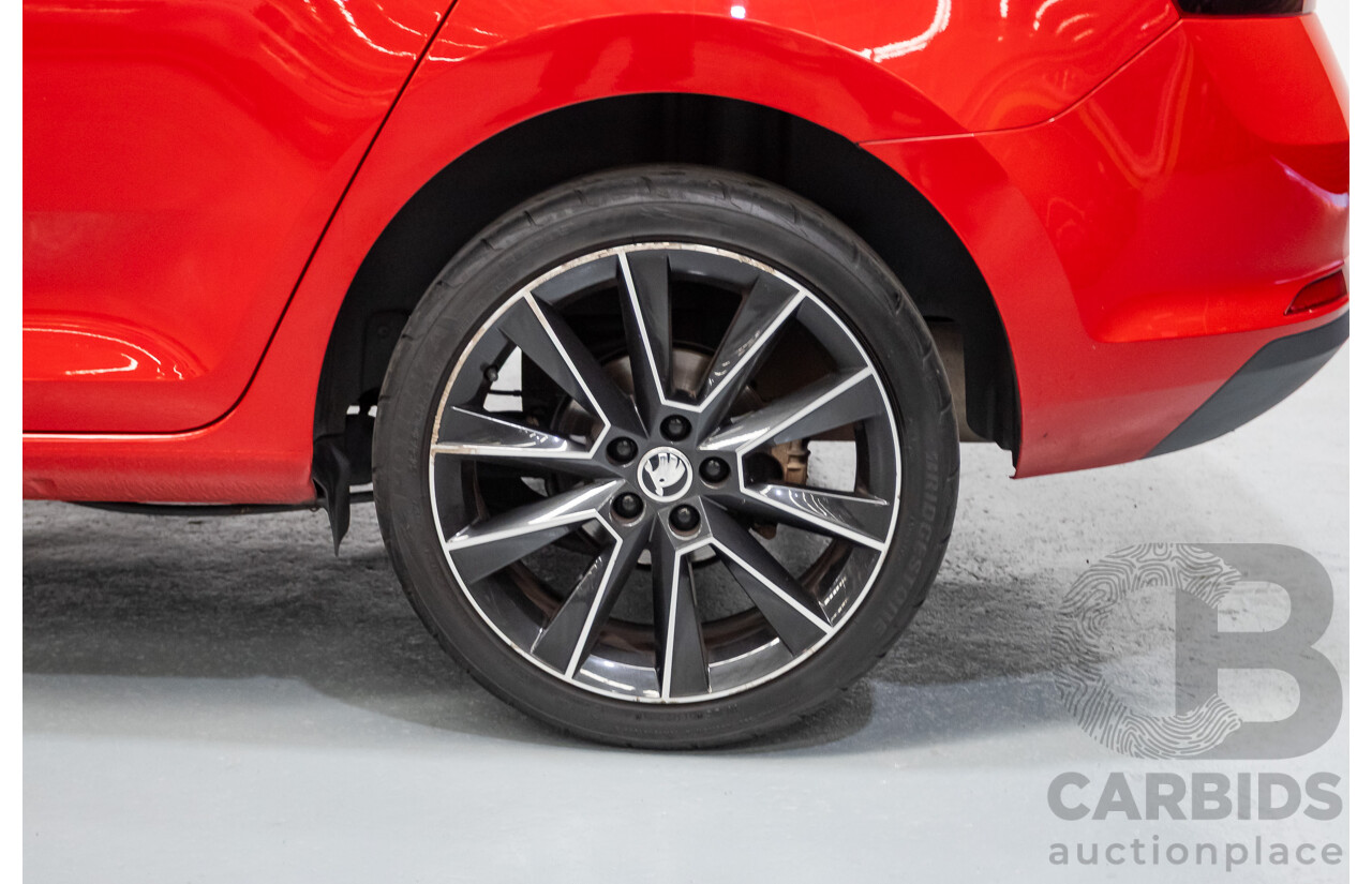 03/2018 Skoda Rapid  92 TSI NH MY18 4D Wagon Corrida Red Turbo 1.4L