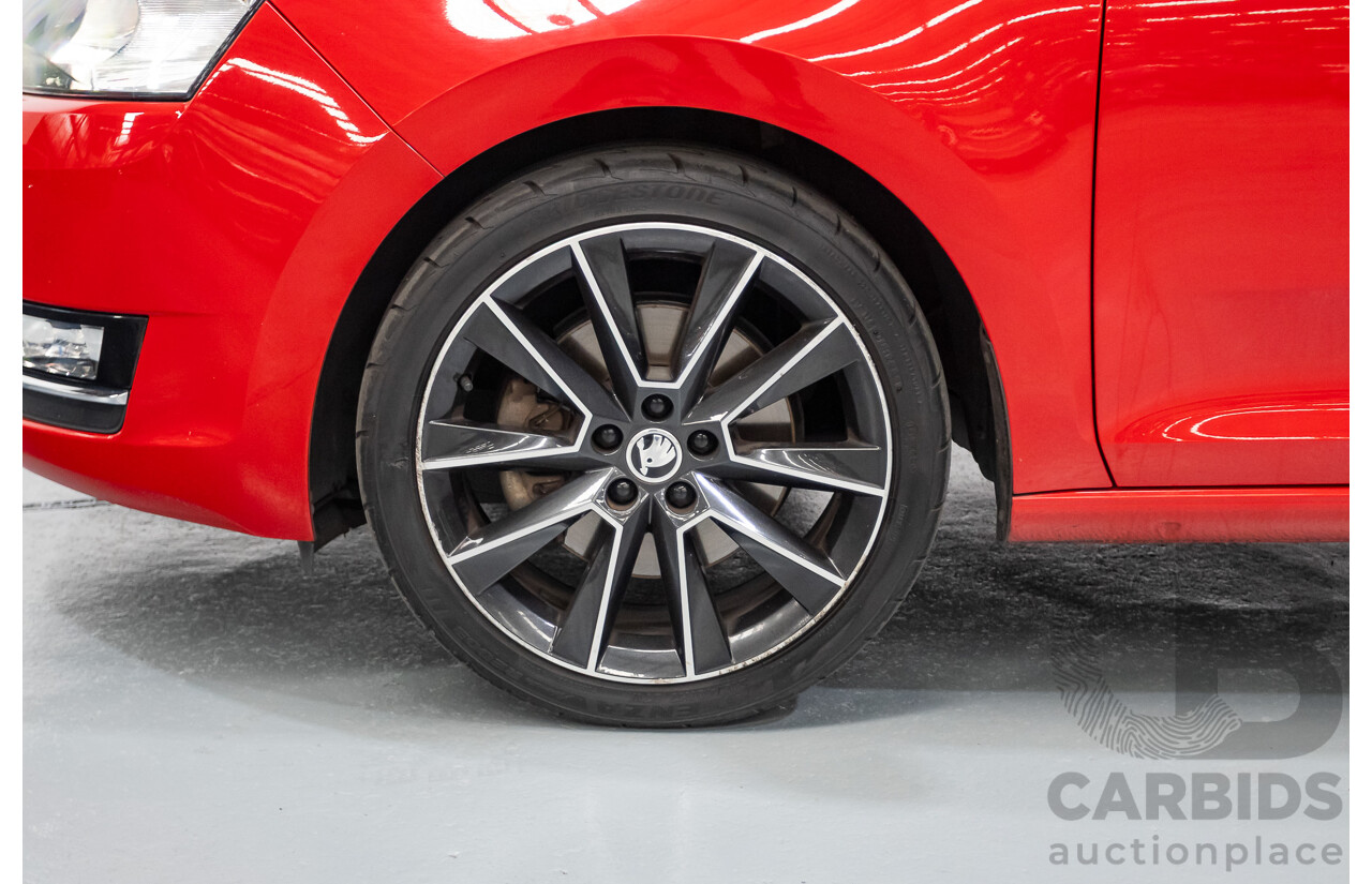 03/2018 Skoda Rapid  92 TSI NH MY18 4D Wagon Corrida Red Turbo 1.4L