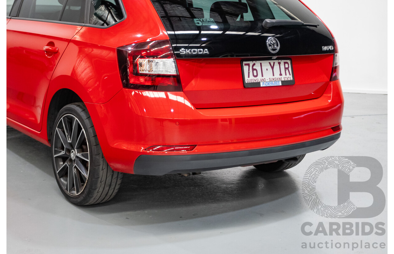 03/2018 Skoda Rapid  92 TSI NH MY18 4D Wagon Corrida Red Turbo 1.4L