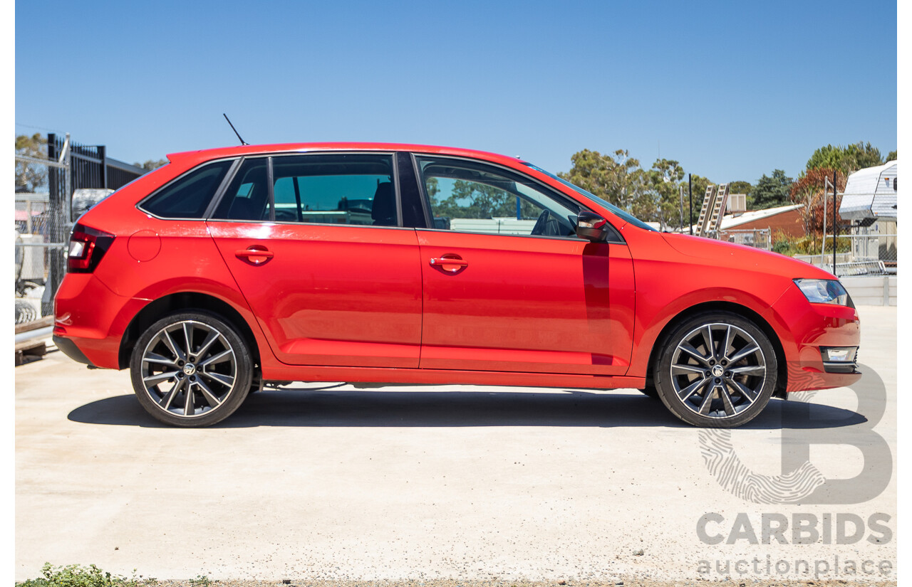 03/2018 Skoda Rapid 92 TSI NH MY18 4D Wagon Corrida Red Turbo 1.4L