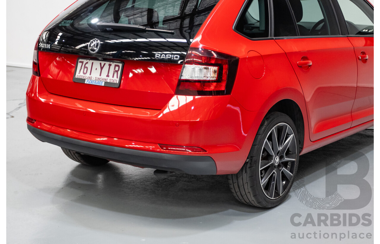 03/2018 Skoda Rapid  92 TSI NH MY18 4D Wagon Corrida Red Turbo 1.4L